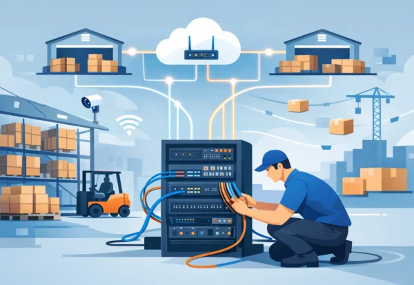Warehouse Network Wiring Done Right