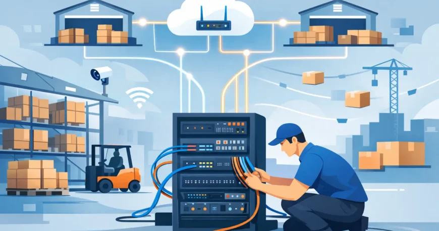 Warehouse Network Wiring Done Right