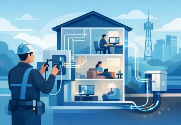 Multi Dwelling Fibre Retrofit Example