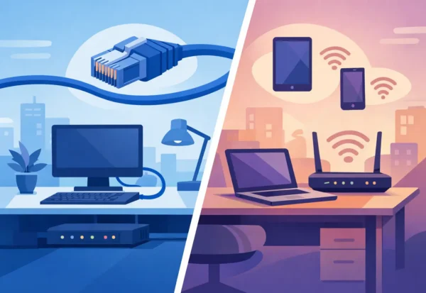 Ethernet vs WiFi for Offices: What Works?