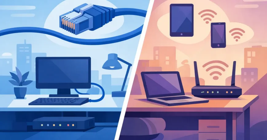 Ethernet vs WiFi for Offices: What Works?