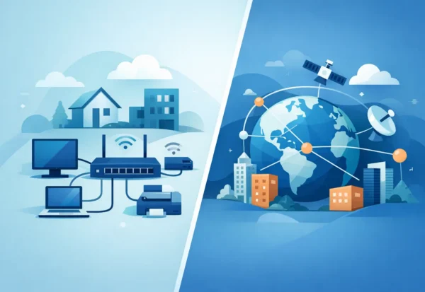 LAN WAN Network Differences Explained Clearly