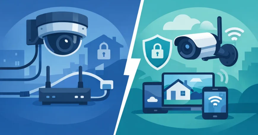 Wired Cameras vs WiFi Cameras for Better Security