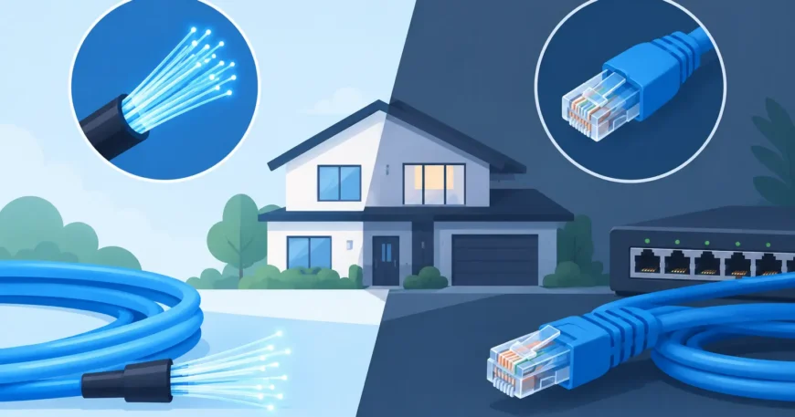 Fibre Internet vs Ethernet Wiring for Your Property