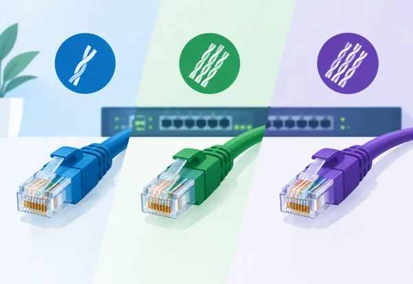PoE Cabling Comparison for Cat5e, Cat6 and Cat6A